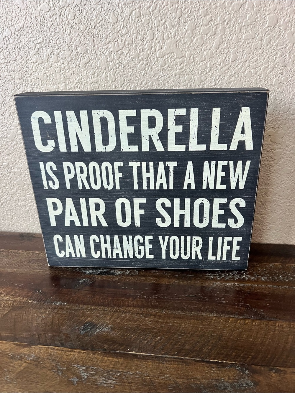 Wooden wall sign, Cinderella
